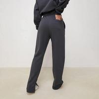 Ensemble Jogging et Sweat-Shirt pour Femmes, Coupe Ample Personnalisée, Taille Élastique, Chevilles Lavées, Blanc, Jogging, Pantalon de Sport, Sweat-Shirt