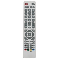 SHWRMC0105 Control remoto de repuesto Código fijo Infrarrojo Plata y negro 2 AAA Batería para Aquos LCD LED 3D HD Smart TV