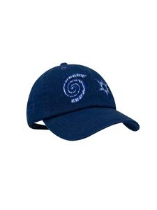 Gorra de Béisbol de Mezclilla Azul Marino de 6 Paneles, Estilo Retro Vintage Personalizado, Bordado en Tela, Hebilla Metálica Ajustable, Unisex - Product Image 3