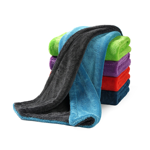 <span class=keywords><strong>Serviette</strong></span> en microfibre à poils torsadés hautement absorbante, sans rayures, pour le lavage, le séchage et le detailing automobile - Product Image 3
