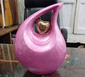 Recién llegado, ataúd de recuerdo de aluminio ecológico, estilo clásico, urna funeraria personalizada al por mayor para adultos, mascotas para cremación - Product Image 3