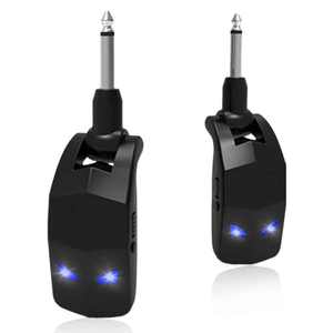 2.4GHz Wireless Guitar System 4 Canais Recarregável Áudio Transmissor Sem Fio Receptor para Guitarra Baixo Instrumentos Elétricos - Product Image 1