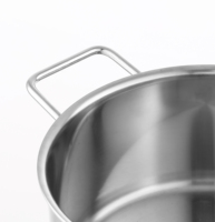 Marmite épaissie personnalisée en acier inoxydable Caldero Ménage Cuisine Vapeur Kameraden Grande Capacité Double Oreilles Marmite