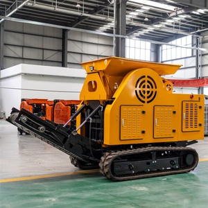 Bán Hot DIESEL điện htjc525 điện thoại di động Crawler hàm Máy Nghiền đá nghiền bê tông bột mini đá đá Máy Nghiền - Product Image 4