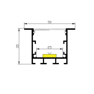 Profilés en <span class=keywords><strong>aluminium</strong></span> pour éclairage LED en saillie, extrusion d'<span class=keywords><strong>aluminium</strong></span> à Foshan, profilés en <span class=keywords><strong>aluminium</strong></span> pour cadre, coins en plastique, vente directe à Foshan - Product Image 6