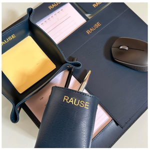 YY  Porte-stylos et porte-clips en <span class=keywords><strong>cuir</strong></span> PU pour <span class=keywords><strong>bureau</strong></span>, kit d'organisation de <span class=keywords><strong>bureau</strong></span> - Product Image 6