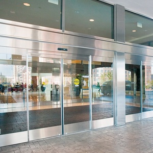 Yoursensor Cửa Kính Thương Mại Chất Lượng Cao Hệ Thống Cửa Trượt Tự Động Động Động Cơ Thiết Kế Vuông (YSD200F) - Product Image 2