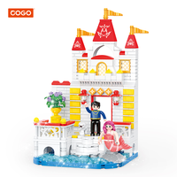 Jouets en briques COGO, château de princesse, blocs de construction, jouets pour enfants, construction de blocs, jouets de construction DIY