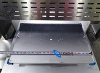 Pas cher Prix Hamburger Bun Trancheuse Entièrement Automatique Ultrasonique Aliments Durs Congelés Fromage Gâteau Machine