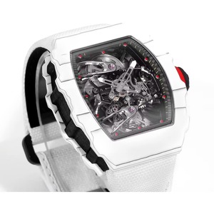 Reloj de Lujo Automático Digital a Prueba de Agua con Caja de Cristal de Zafiro, Correa de Lona de 24 mm de Fibra de Carbono, Reserva de Energía, Ideal para Regalo - Product Image 1