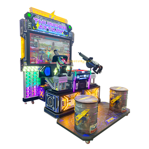 Nouvelle machine de jeu vidéo de tir à deux joueurs avec écran de 55 pouces, fonctionnant à la monnaie, en métal et acrylique, pour parcs d'attractions - Modèle 2025 - Product Image 2