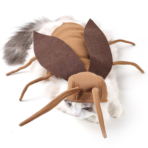 Fantasia Realista de Barata para Pets em Tecido Respirável para Halloween, Traje de Inseto para Cães/Gatos - Product Image 1