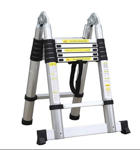 Xách tay 3.3m + 3.3m Hợp kim nhôm sợi thủy tinh Kính thiên văn thang có thể thu vào động cơ đa năng thẳng thang điều chỉnh doanh - Product Image 3