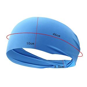 Bandeaux de sport promotionnels unisexes, absorbants la transpiration, respirants, haute élasticité, avec logos personnalisables, vente en gros - Product Image 5