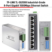 TP-Link de grado industrial 100M Fast Ethernet 1000M Gigabit Router Switch 5 puertos 8 puertos POE Web TL-SF SG SL 1005/08 Series
