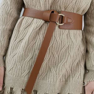 Ceinture automatique décorative en alliage pour femme Ander, avec boucle large et design noué, longueur <span class=keywords><strong>128</strong></span> <span class=keywords><strong>cm</strong></span>, largeur épaisse - Product Image 3