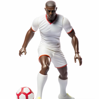 Figurines d'action personnalisées en plastique, figurines de joueurs de football en PVC, figurines de sport, jouets de stars du football, figurines d'action de football