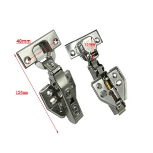 Charnière de meuble hydraulique dissimulée à fermeture douce en acier inoxydable SS304 de 35 mm pour cuisine, chambre, maison, bureau, extérieur et hôpital - Product Image 5