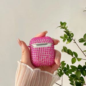 2024 moda mujer chica Bling Airpod Case, diseñador de lujo Diamond Earbuds Cases para Airpod Pro 1/2 - Product Image 6