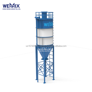 Silo de cemento tipo panel 50 T Silo de cemento de 50 toneladas Tanque de cemento ensamblado Silo de montaje rápido - Product Image 1