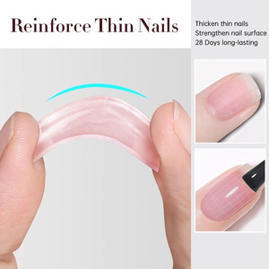 Gel de construction transparent teinté 4 en 1 Nude Builder Base Gel Ice, vernis à ongles UV LED, base coat pour salon de manucure - Product Image 5