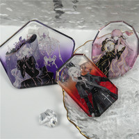 Hercter OEM ODM Factory – Breloques vierges en acrylique holographiques irisées pour porte-clés, idéales pour les fans d'idoles et la présentation de cadeaux