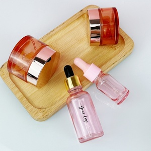 15ml 30ml Bamboo Massager Essential Oil Facial Serum pink Glass <b>Dropper</b> Oil <b>Bottle</b> With Pipettes <b>Dropper</b> - Product Image 3