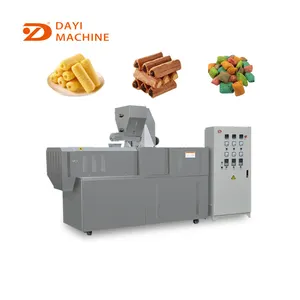 puffed core filling snack food making machine flowpack core filling bars for core filling snack twin screw extruder