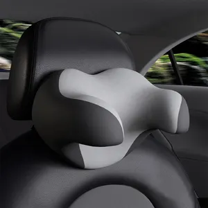 Oreiller de soutien du cou d'appui-tête en mousse à mémoire de forme en U confortable oreiller adulte de siège de voiture pour le voyage