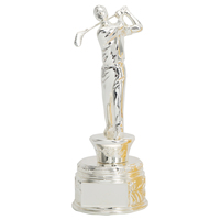 Trofeos y Medallas Deportivas de Golf de Metal Personalizados de Alta Calidad, Copa de Trofeo Deportiva de Aleación de Zinc Dorada JS50