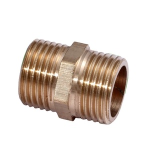 Conector Roscado de Cobre de 28 mm x 20 mm, Conector de Tubería Macho-Hembra, Unión Redonda de Latón para Uso en Plomería - Product Image 5