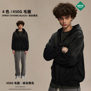 Artie เสื้อสเวตเตอร์ถักมีซิปย้อนยุคสำหรับผู้ชายและผู้หญิงมีแบรนด์2025ฤดูใบไม้ร่วงฤดูหนาว - Product Image 2