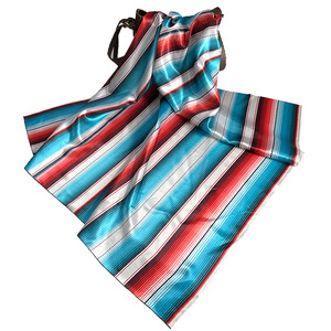 ผ้าพันคอผ้าไหมซาตินสำหรับผู้หญิงผ้าคอตตอนผ้าซาติน90*90สี่เหลี่ยมสไตล์วินเทจ <span class=keywords><strong>aztec</strong></span> Cowgirl - Product Image 6