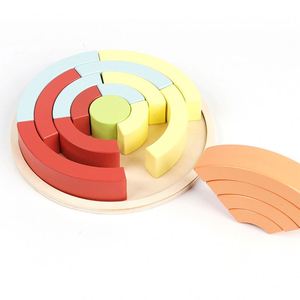 <span class=keywords><strong>2022</strong></span> nouveau coloré arc-en-ciel en bois noirs jeux d'apprentissage enfants montessori jouets autre jouet éducatif précoce pour les enfants - Product Image 3