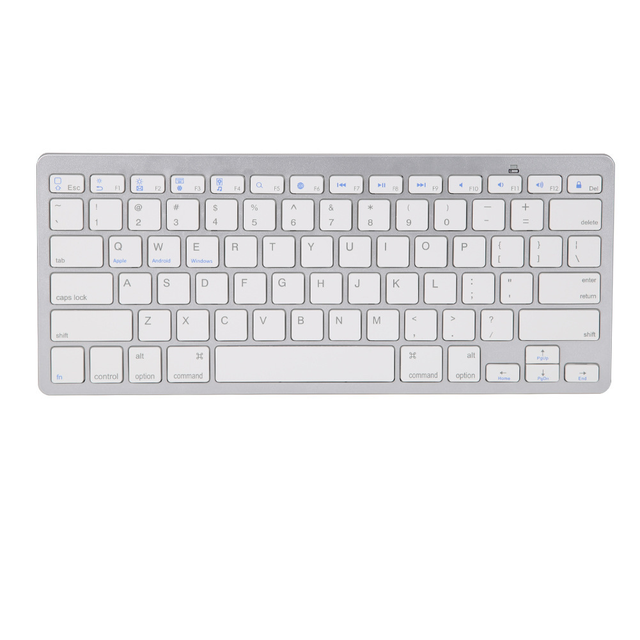 New Pop Russian French German Spanish Korean Custom Language Mini Keyboard Ultra-thin Universal for Wireless USB LED