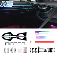 Éclairage intérieur et d'ambiance pour Audi Q7 2016-2025, éclairage d'ambiance pour voiture Q7 2025, 6 en 1, éclairage d'ambiance RGB pour voiture, commande par application