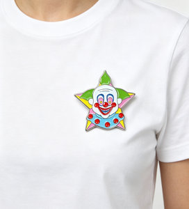 Broche Clown Dessin Animé, Plaqué Argent, Horreur, Fantôme, Personnage Anime, Halloween, <span class=keywords><strong>Joker</strong></span>, Épinglette Personnalisée en Émail - Product Image 3