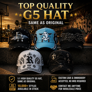 2025 auf Lager: G5 Barbas Bartmützen <span class=keywords><strong>Gold</strong></span> mit Box, bestickte Sportkappen, 5-Panel-Strukturierte A-Frame Snapback Gorras, Barbas Hüte - Product Image 4