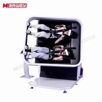 Marwey Indoor Amusement 9D VR Chair 360 Degree Flip Flight Simulator Cockpits Luxury 2 Seater Vr Máquina de videojuegos