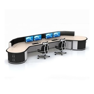 Venta al por mayor de consola de centro de mando de escritorio de acero ergonómico, consola de centro de mando <span class=keywords><strong>comercial</strong></span>, consola de lujo con luz LED - Product Image 2