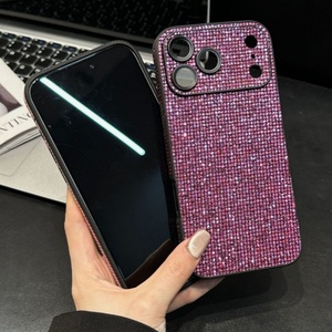 เคสโทรศัพท์มือถือหนังวิบวับหรูหรา ประดับกลิตเตอร์ ป้องกันแรงกระแทก 360 องศา สำหรับ iPhone 13-17 Pro Max ขายส่ง - Product Image 5