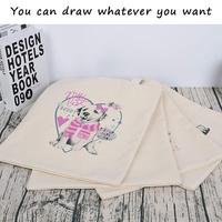 Sac fourre-tout en toile de coton biologique économique avec logo personnalisé imprimé, léger, moyen, réutilisable, pour les courses
