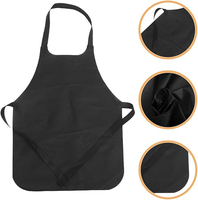 Tablier de chef jetable facile à détacher conception de cou léger résistant à l'huile pratique pour les cafés