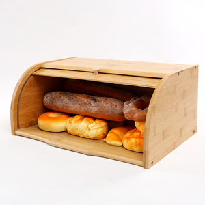 Đa Chức Năng Hiện Đại Bánh Mì Hộp Tùy Chỉnh Bằng Gỗ Tre Lưu Trữ Tổ Chức Nhà Bếp Thực Phẩm Lưu Trữ Hộp Chống Bụi Lưu Trữ - Product Image 6