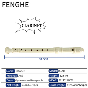 <span class=keywords><strong>Flauta</strong></span> de plata ABS con logotipo personalizado de fábrica al por mayor para instrumentos de viento de madera profesionales para principiantes - Product Image 2