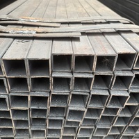 Tubos Cuadrados de Acero al Carbono Q345 Q235 Q235B A36, Tubo Cuadrado de Hierro de Acero Dulce para Estructuras de Acero en Edificios