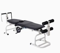 Table de traction orthopédique manuelle réglable pour thérapie cervicale et lombaire, certifiée CE, en métal, garantie 2 ans