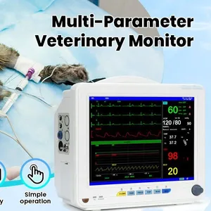 Versie Van Huisdier Multi-Parameter Monitor Draagbare Veterinaire Multi-Parameter Detector Monitor Ecg - Product Image 2