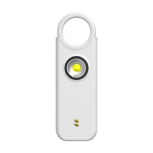 Allarme Personale con Logo Personalizzato - Dispositivo di Sicurezza Portatile Antifurto con Suono 130dB, Batteria AAA, Impermeabile IP56, Materiale ABS - Product Image 1