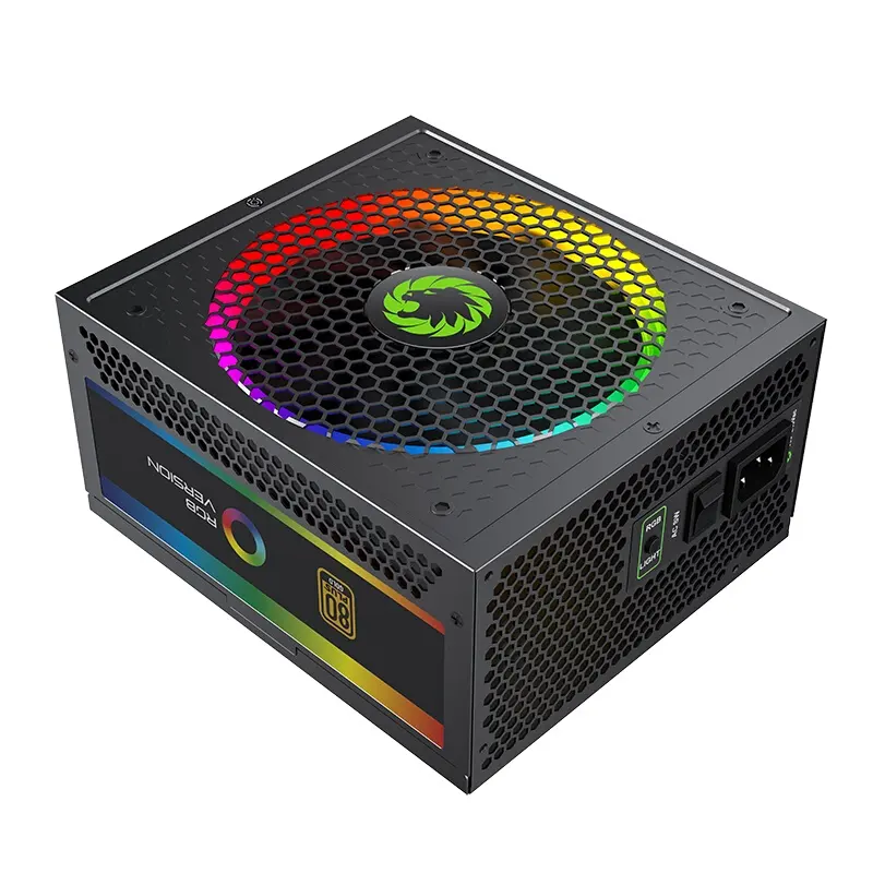 Best Price GAMEMAX RGB-850 PSU Full module 850W 80+Gold PSU 850W Computer Power Supply PC RGB LED